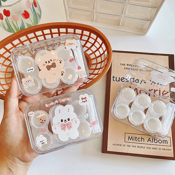 Animal Land Transparent Storage Lens Case - Image 2