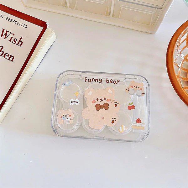 Animal Land Transparent Storage Lens Case - Image 4