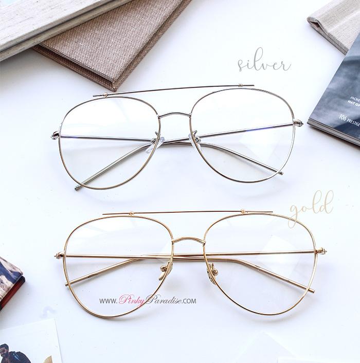 Clear Aviator Glasses - Image 5