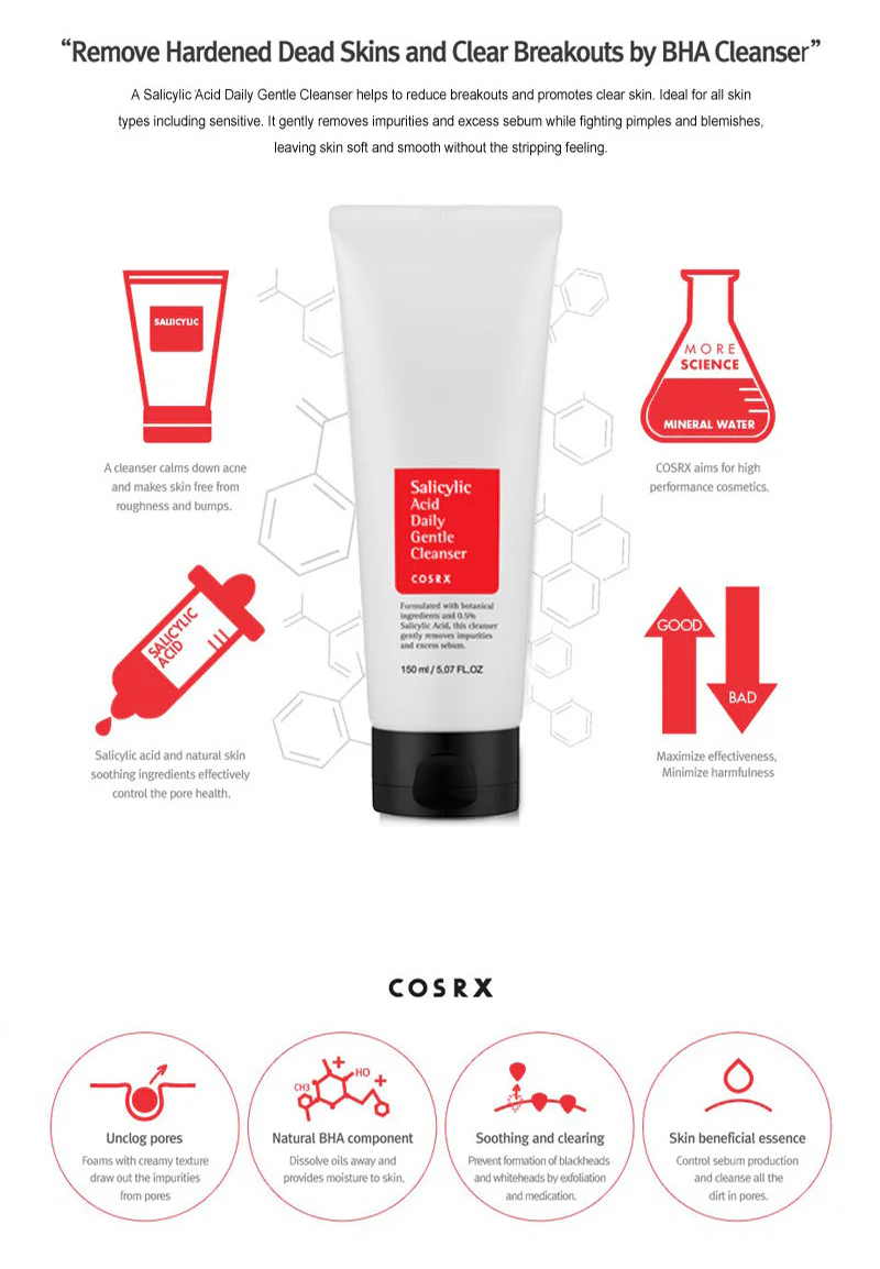 COSRX Salicylic Acid Exfoliating Cleanser - Image 5