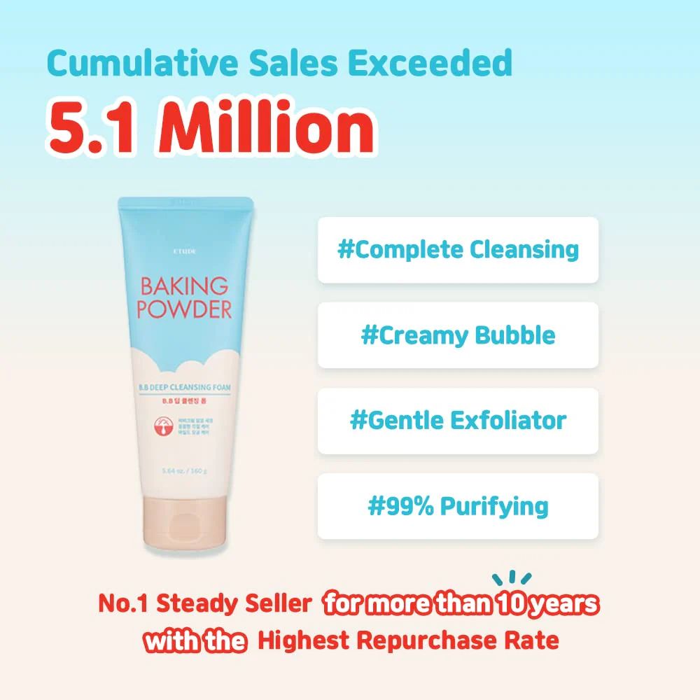 Etude House Baking Powder B.B Deep Cleansing Foam - Image 2