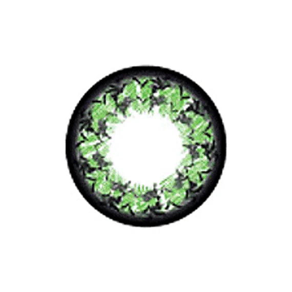 Geo Flower Morning Glory Green - Image 2