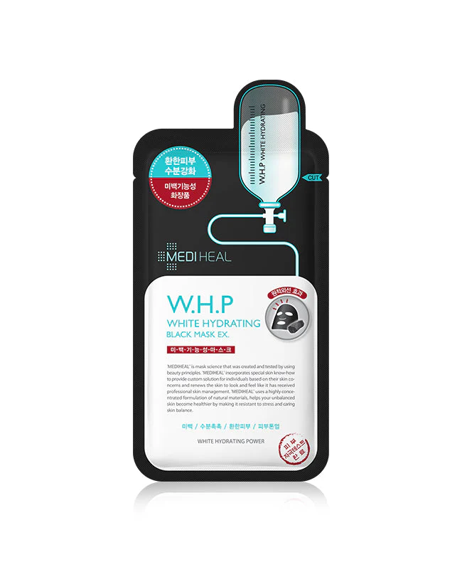 MEDIHEAL W.H.P White Hydrating Black Mask EX.