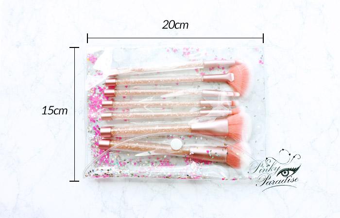 Mermaid Glitter Make Up Brush Set - Image 4