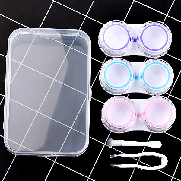 Mini Transparent Contact Lens Storage Case - Image 4