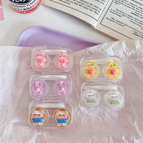 Pastel Gummy Mini Transparent Travel Lens Case - Image 3
