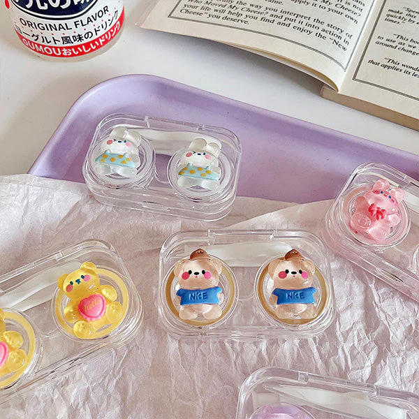 Pastel Gummy Mini Transparent Travel Lens Case - Image 5