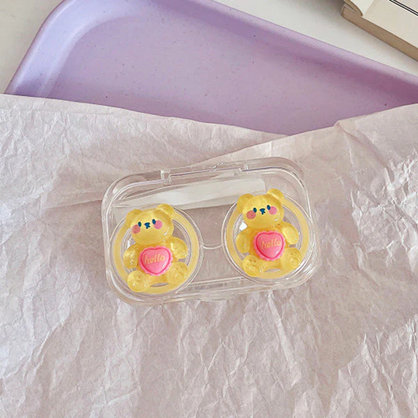 Pastel Gummy Mini Transparent Travel Lens Case - Image 9