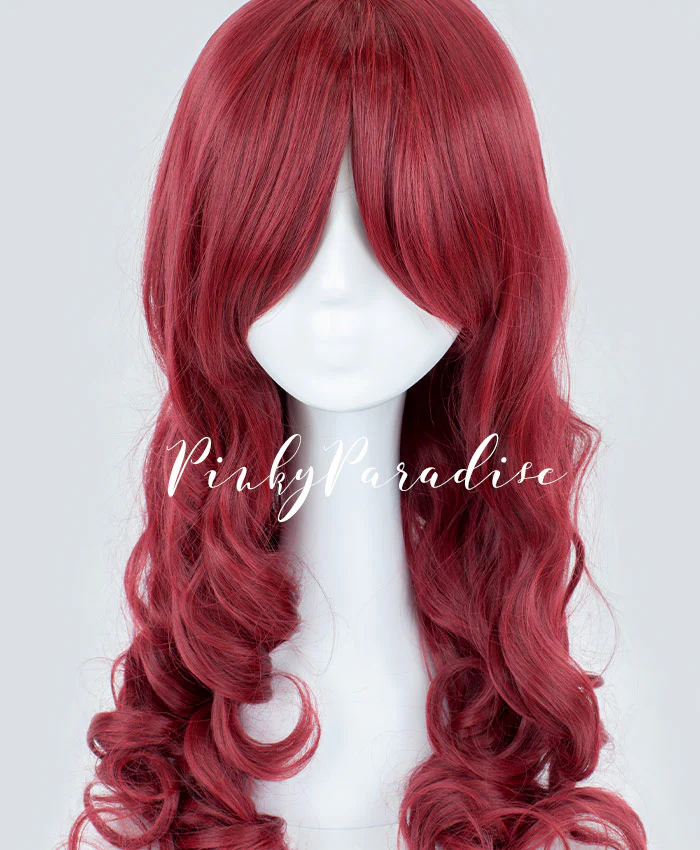 Red Velvet Long Wavy 65cm - Image 2