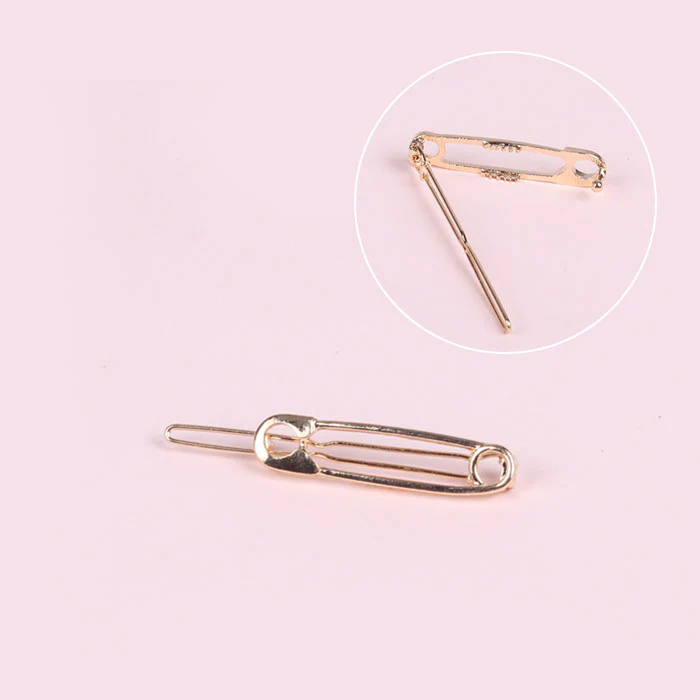 Safety Pin Hair Clip