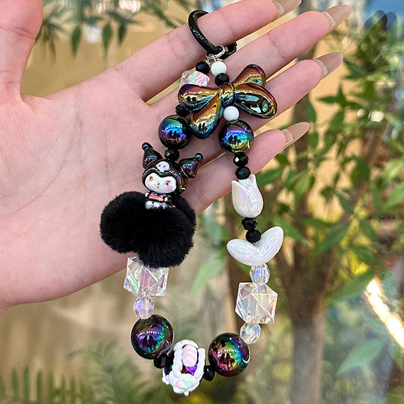 Sanrio Beaded Charm Phone Wrist Strap - Image 7
