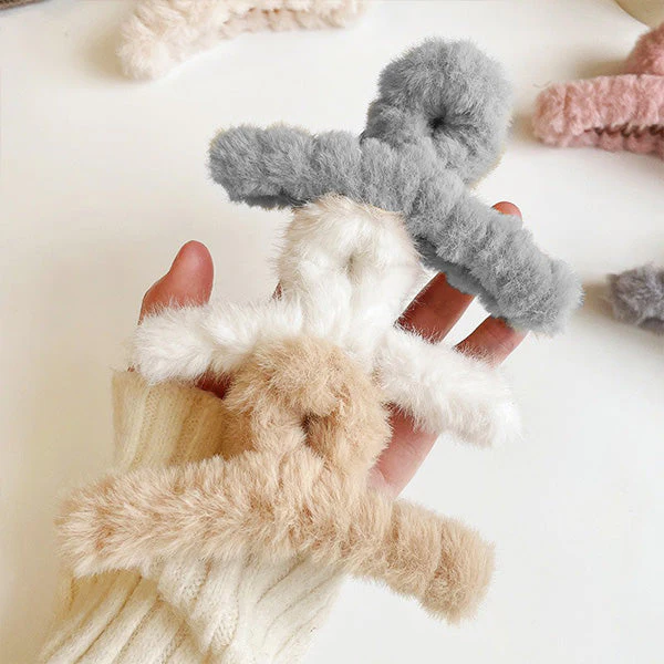 Soft Fluffy Claw Clip