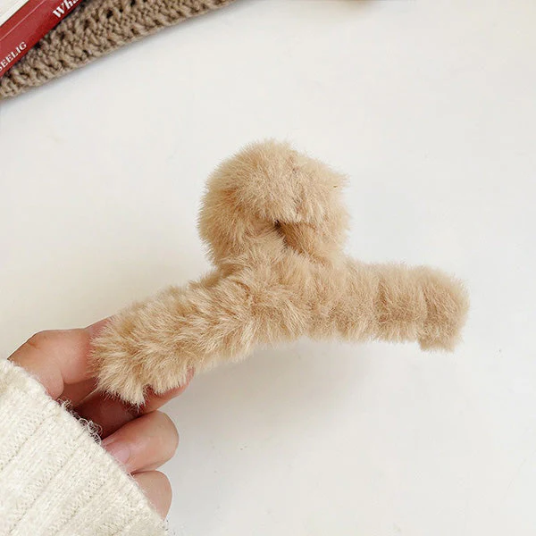 Soft Fluffy Claw Clip - Image 2