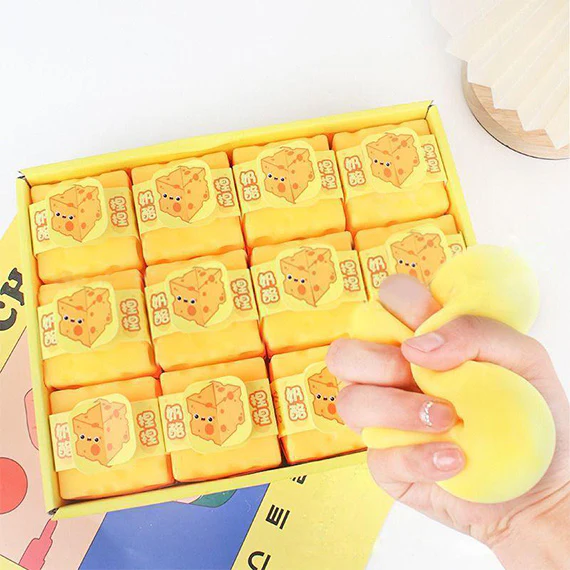 Squishy Cheese Cube - Image 4