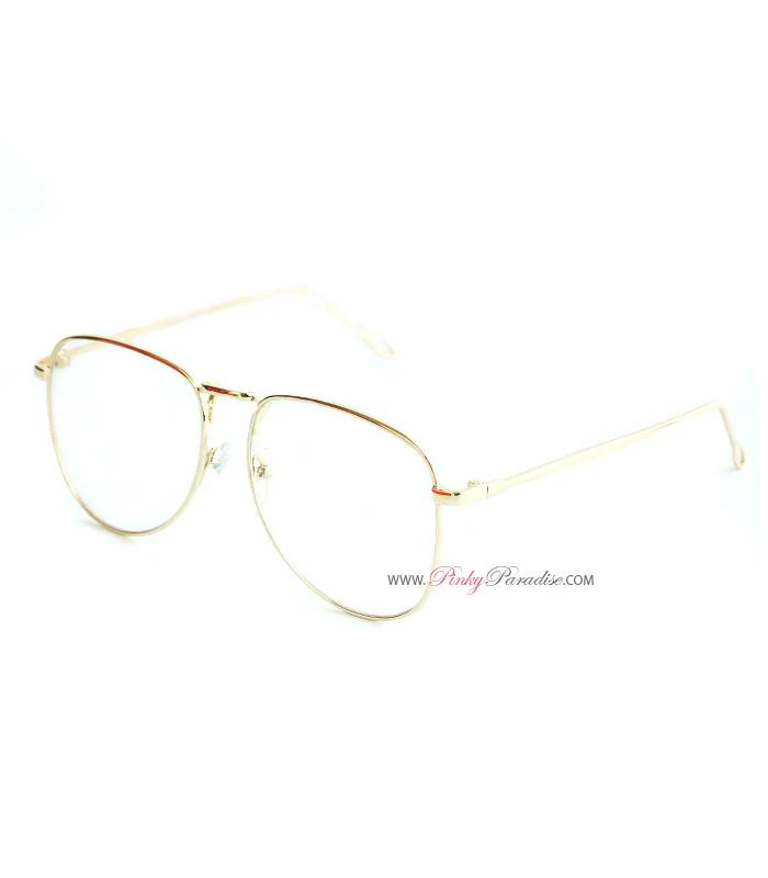 Thin Metal Frame Glasses - Image 6