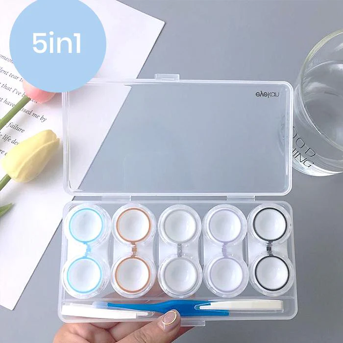 Transparent Contact Lens Storage Case - Image 2