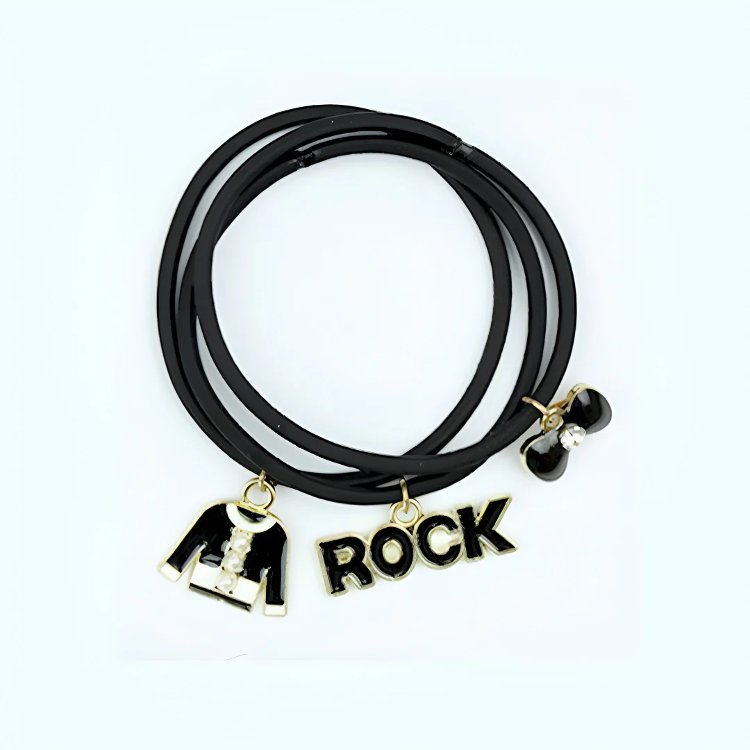 Triple Wrap Charm Hair Tie - Image 4