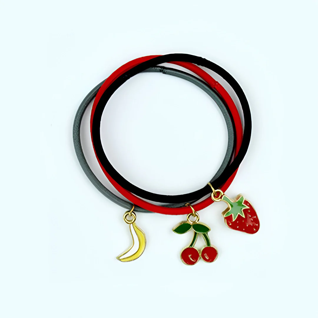 Triple Wrap Charm Hair Tie - Image 5