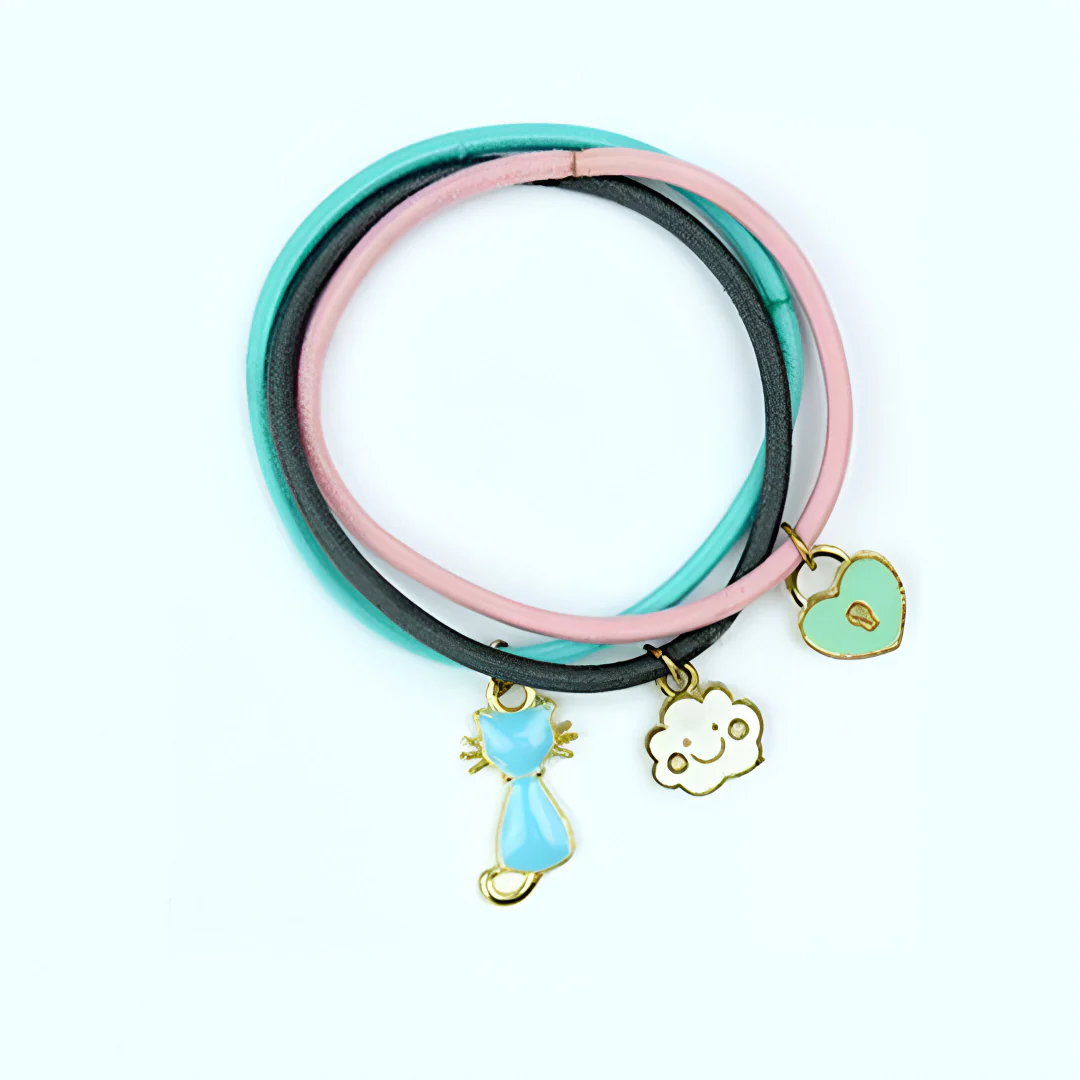 Triple Wrap Charm Hair Tie - Image 8